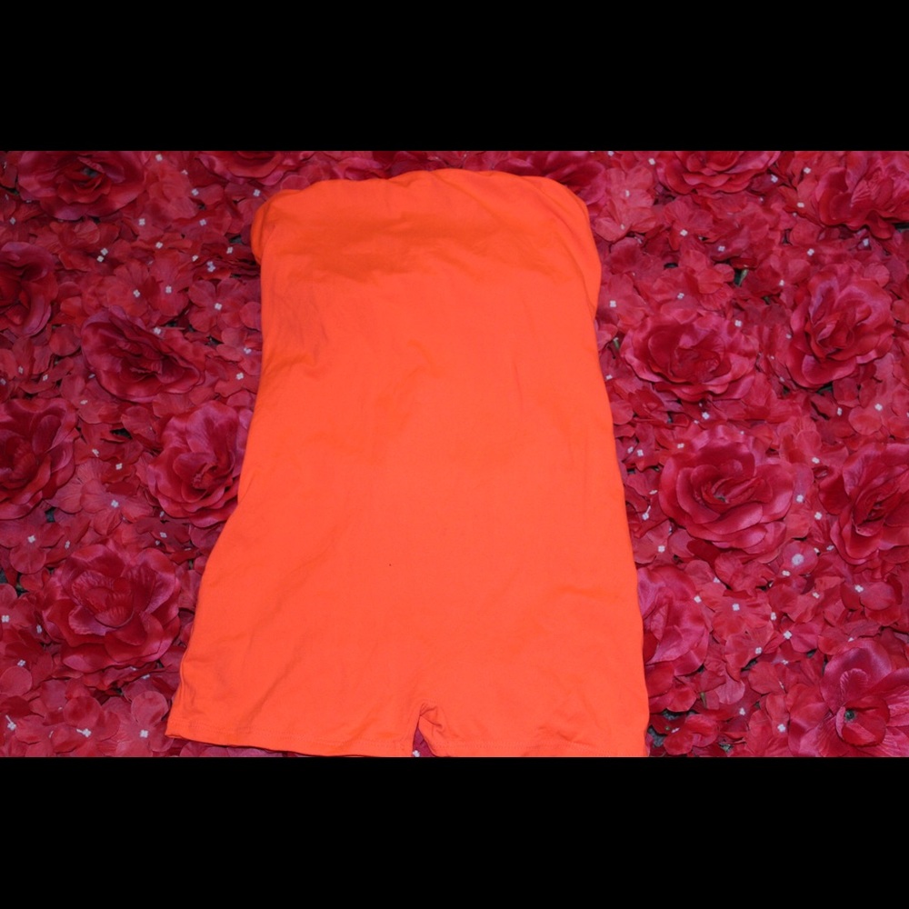 Orange romper